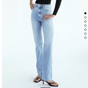 Zara Slim Flare High Rise Jeans